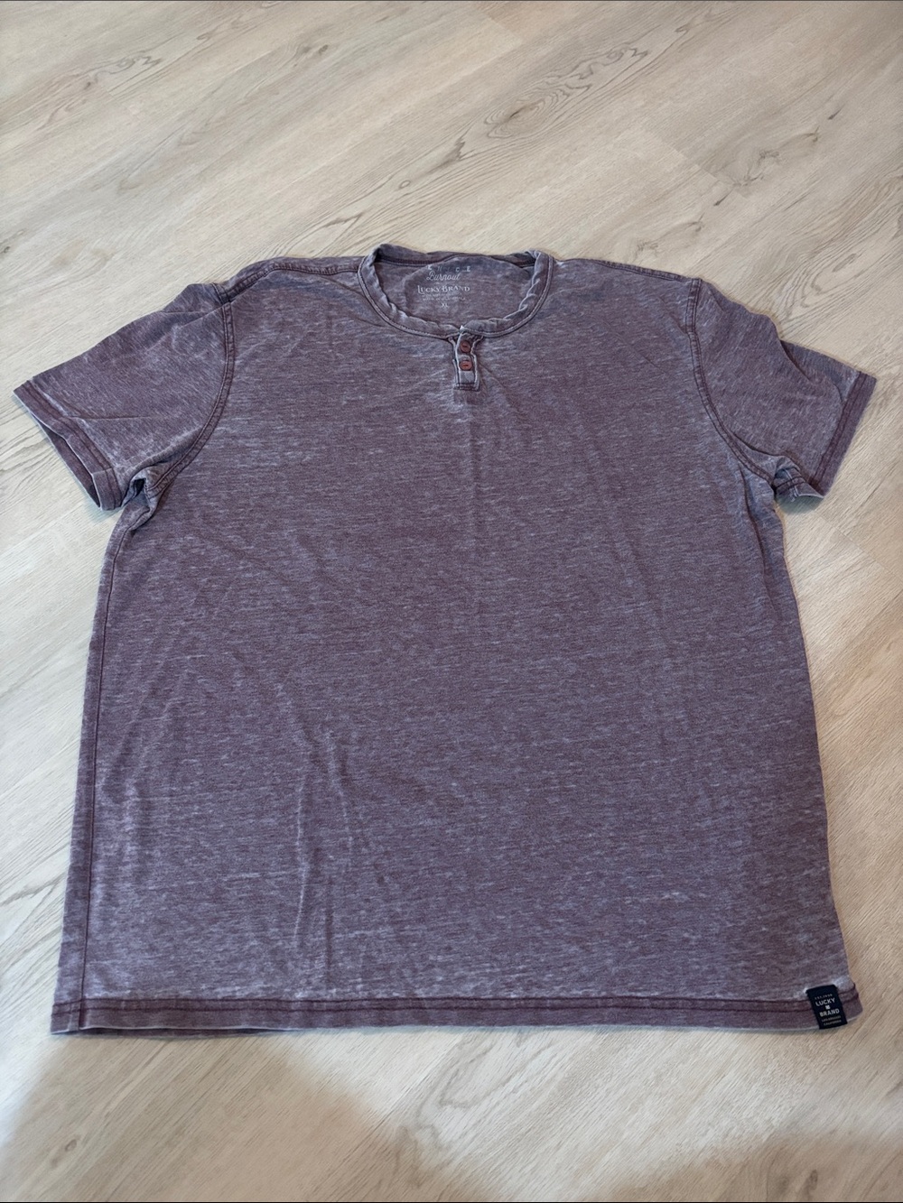 Lucky Brand Venice Burnout t shirt size XL LIKE NEW